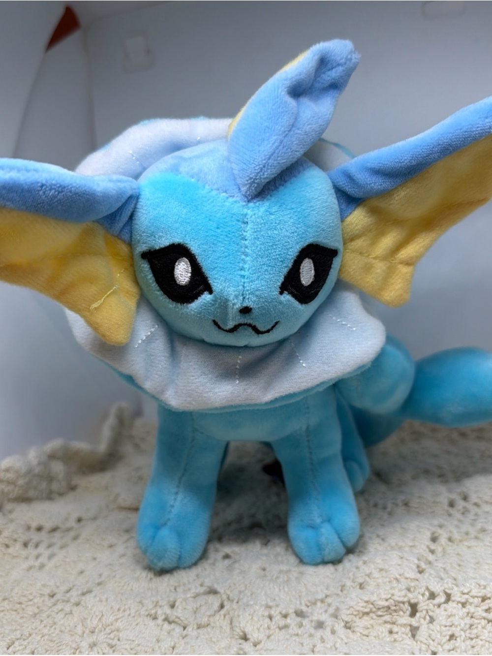 Tomy Blue Plush Vaporeon Pokemon Plushie Eevee